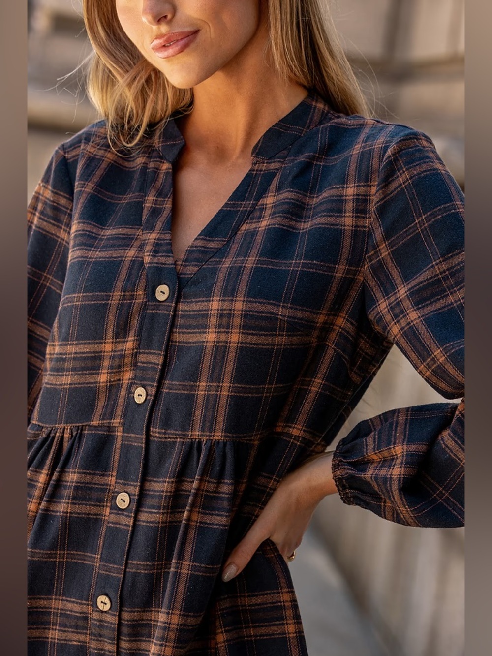 Plaid mini dress - Picture 6 of 6